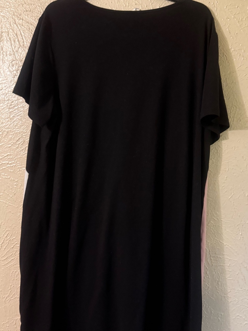 Amazon Colorblock Midi Dress in Black, White & Pink size: X-Large Plus - Picture 2 of 2